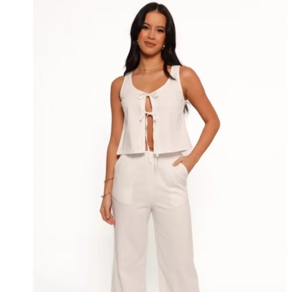 Petal And Pup White Rhaena Pant Set - Picture 3 of 4